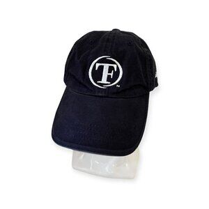 Totally Fine Blue Denim Fitted Embroidered Strapback Hat